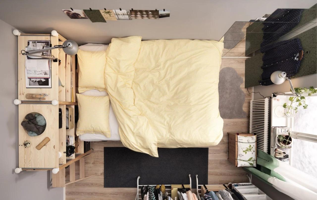 How to decorate a 7 sqm bedroom