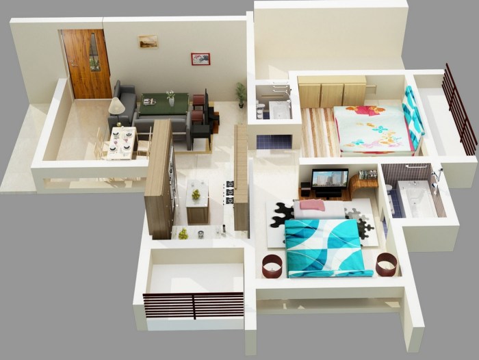 How to decorate a small 2 bedroom apartment