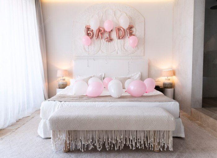 How to decorate a bedroom for a birthday