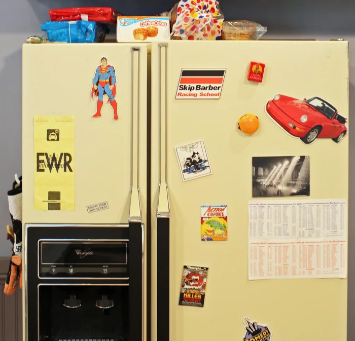 How can i decorate my apartment fridge