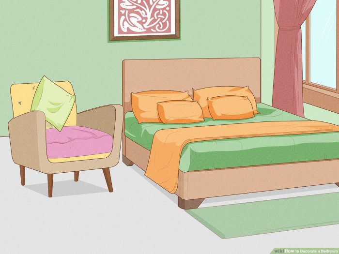 How to decorate a bedroom step by step