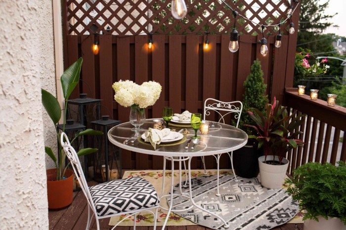 How to decorate apartment patio with plants