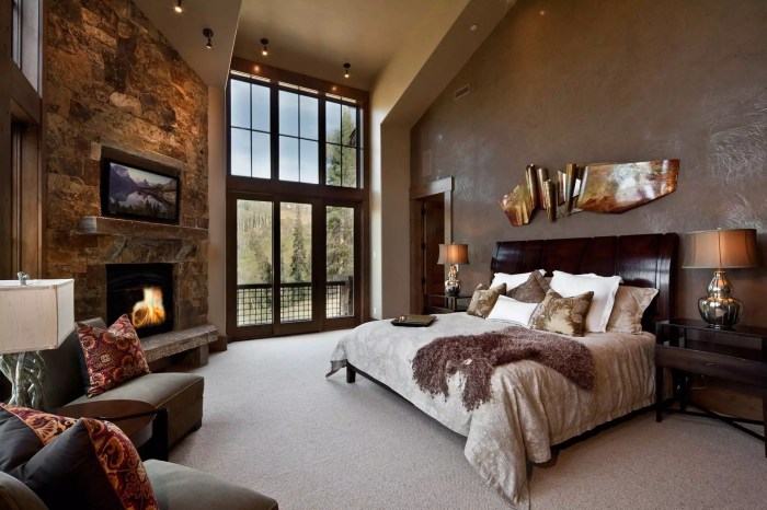 How to decorate a bedroom rustic style