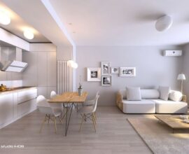 How to decorate apartment with white walls