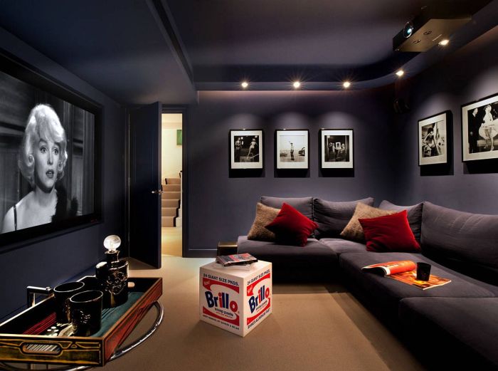 How to decorate a media room