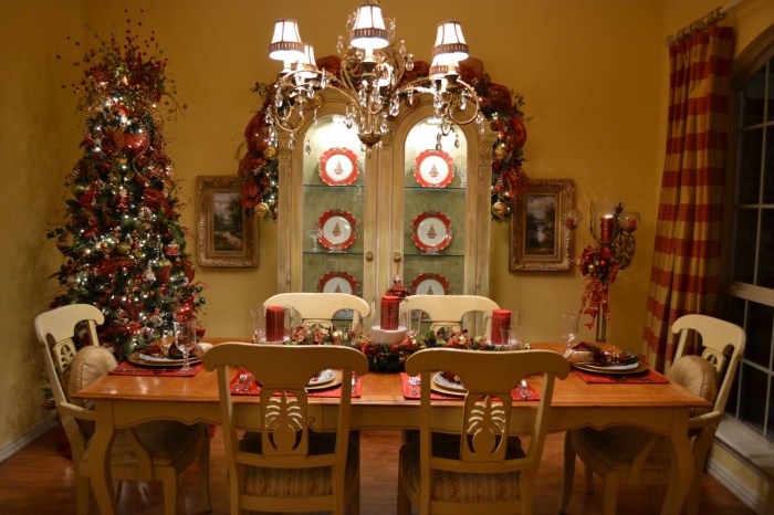 How to decorate my dining room for christmas