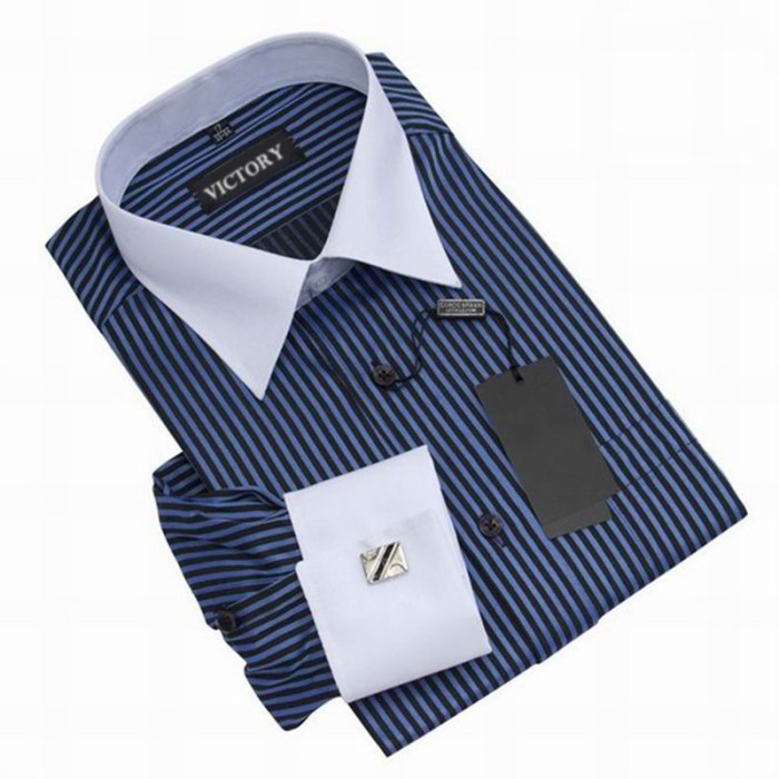 Men's dress shirt cuffs