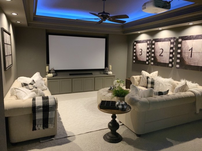 How to decorate a media room