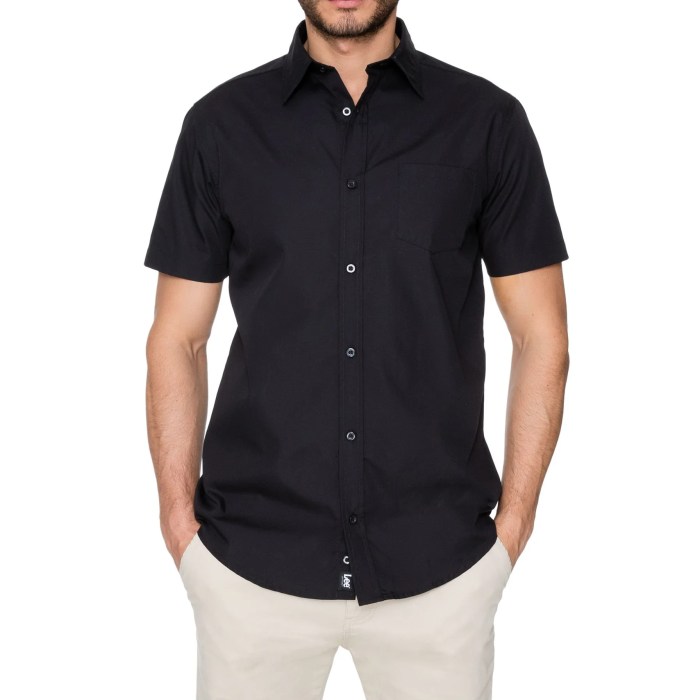 Short sleeve dress shirt men's